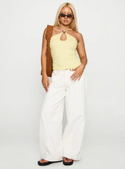 Luminarie Cut Out Top Lemon