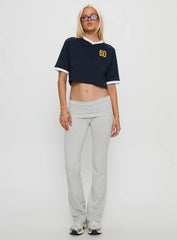 UC San Diego Cropped Soccer Jersey Tee Blue