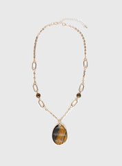 Jazz Club Necklace Gold