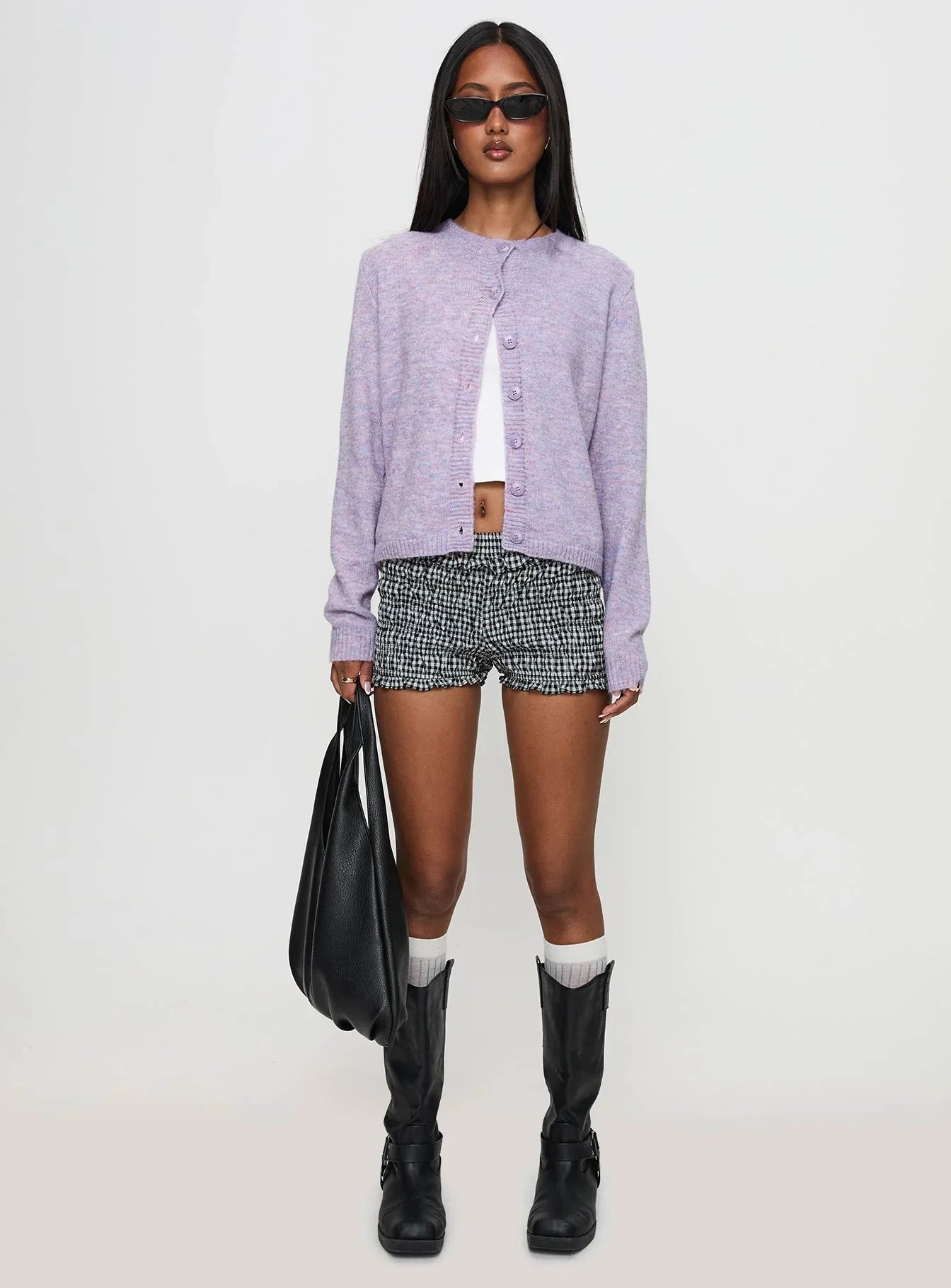 Denmark Cardigan Lilac