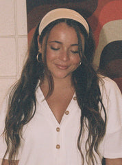 The Juney Headband Beige