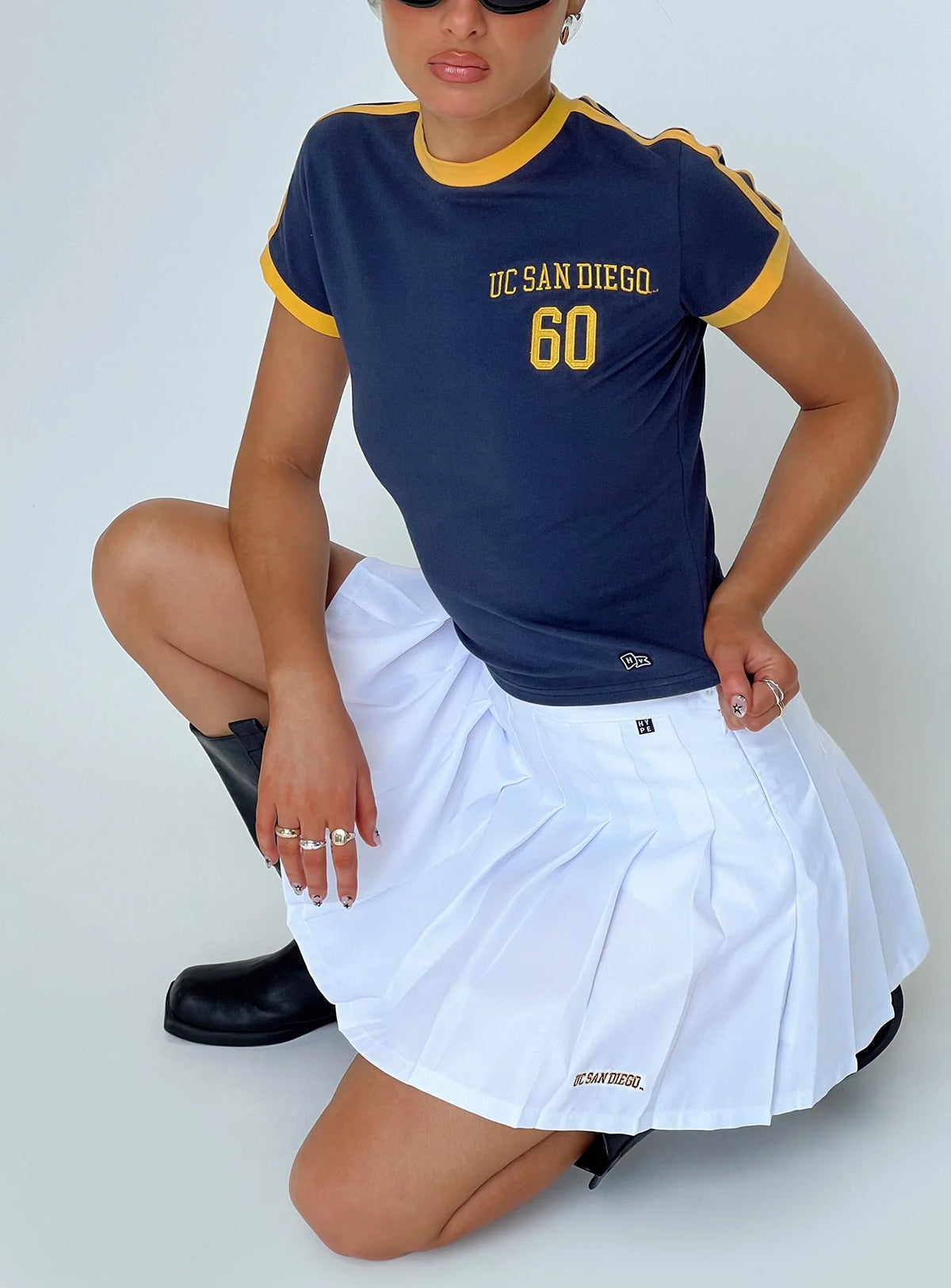 UCSD Tennis Skort White