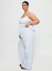 Cassini Set Blue Stripe Curve
