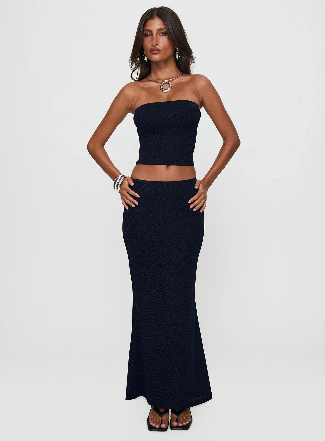 Lampton Strapless Set Navy