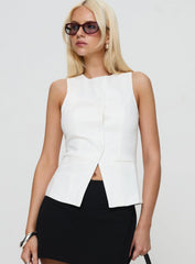 Theodosia Top White