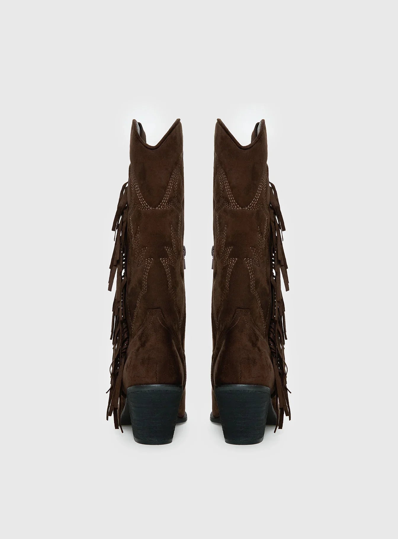 Therapy Chaos Cowboy Boots Brown