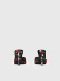 Cherry Season Pointed Toe Heels Black Multi