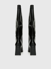 Vesper Knee High Boots Black