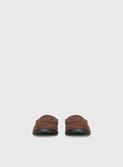 Therapy Atticus Faux Suede Slip On Loafer Brown