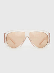 Porschia Sunglasses Clear Amber