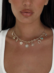 Lone Star Charm Neckalce Gold