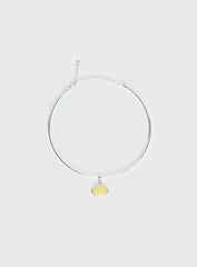 Vanita Necklace Silver Yellow