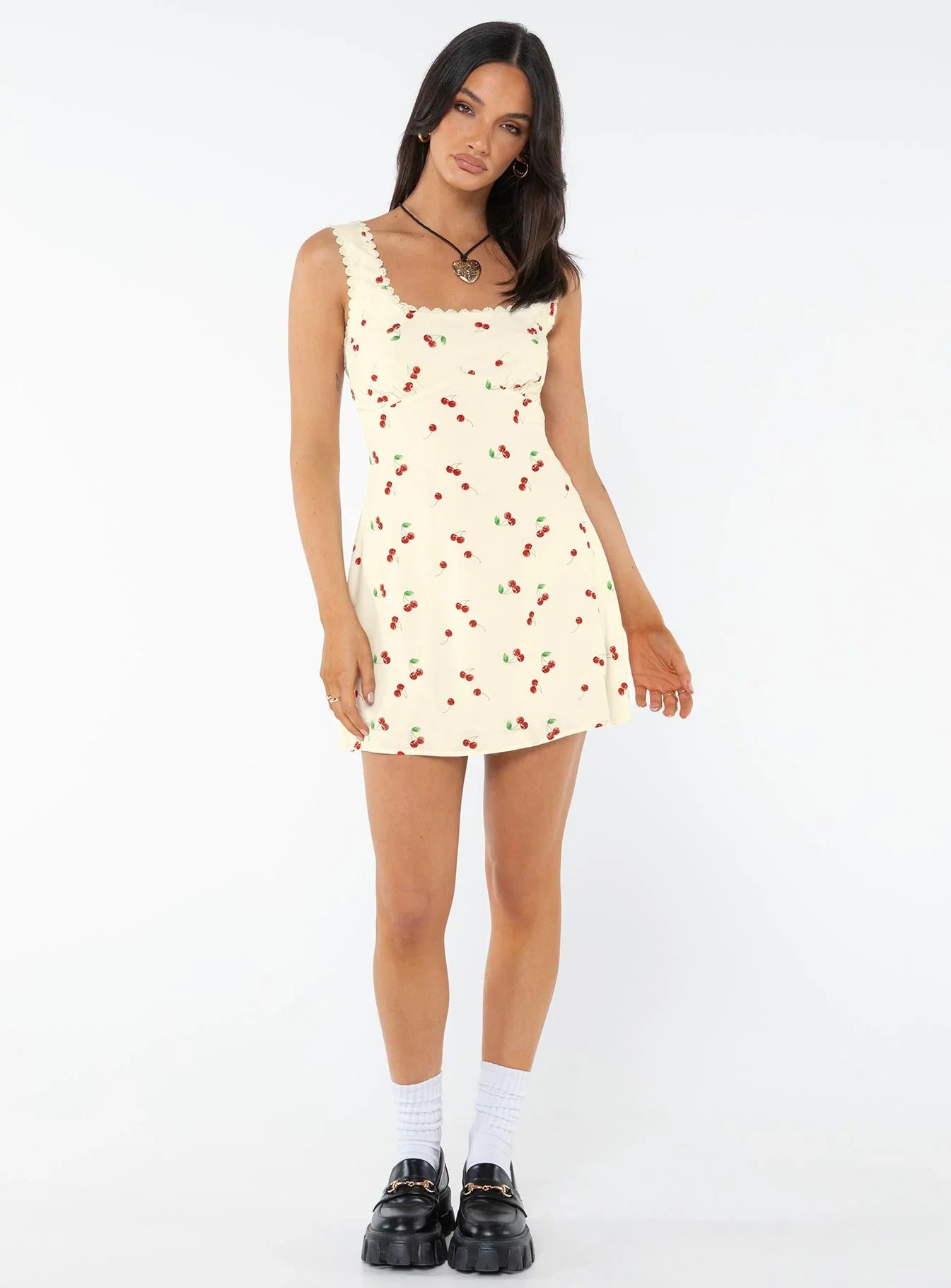 Dasha Mini Dress Cherry