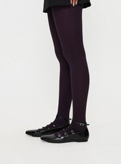 Back With Love Stockings Plum